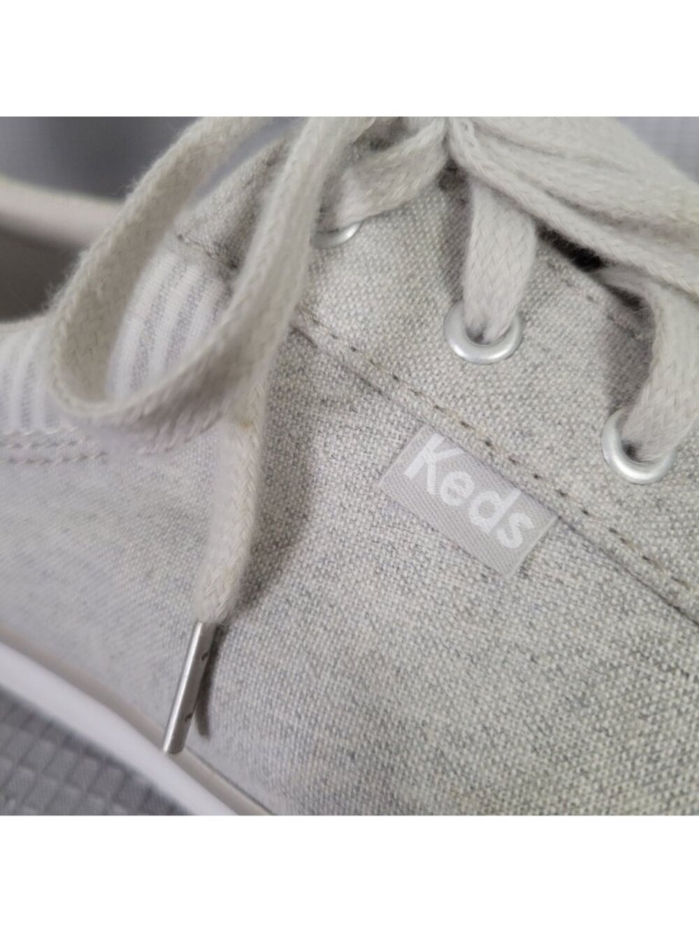Keds Womens Size 9.5 Shoes Casual Sneakers Center Chambray Lace-Up Dream Foam - Picture 11 of 11